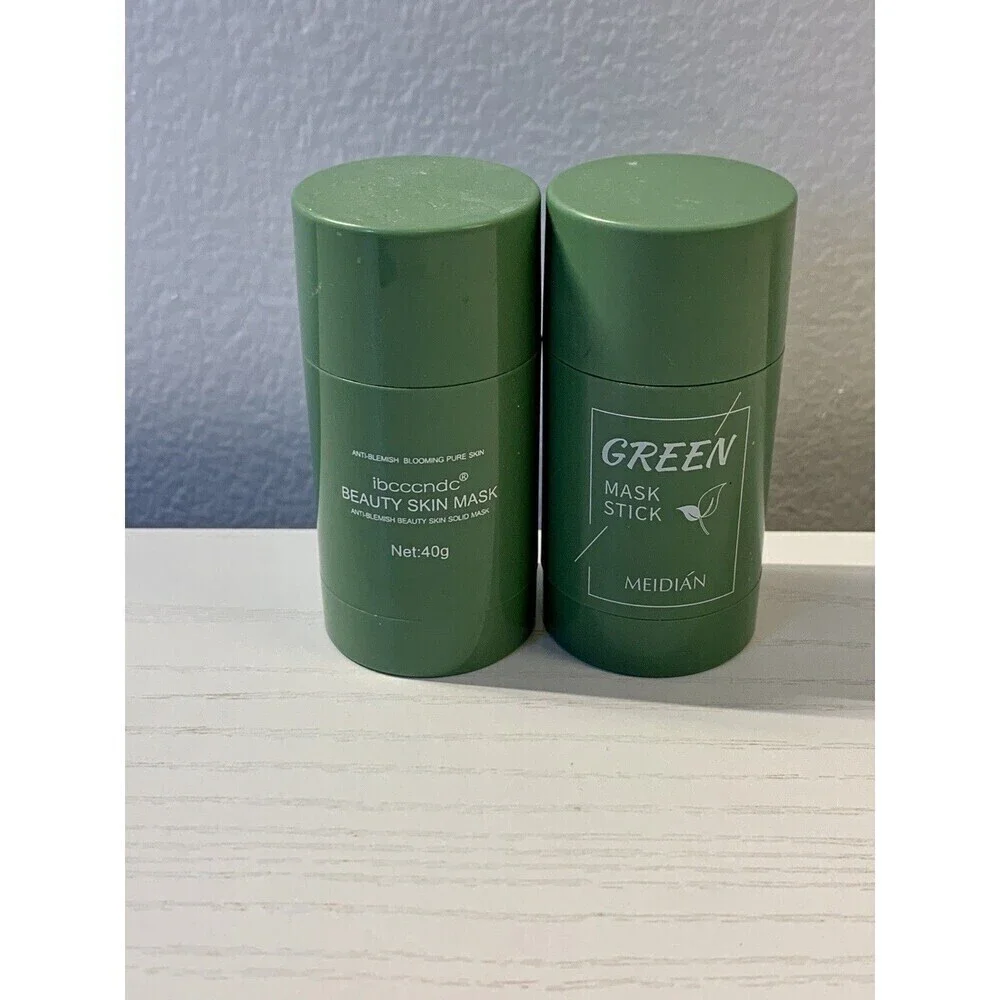 2X Set Green mask Sticks Balm vigority 4g Beauty Meidian Ibcccndc Solid Skin